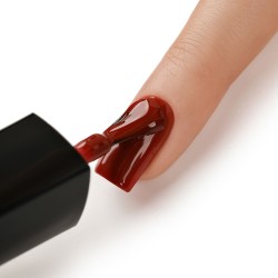 E.MiLac AR The Diva #491 | Vernis Gel Marron Élégant 9 ml