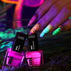 Vernis à Ongles Stamping Wonderland W5 – Collection Neon E.MiLac