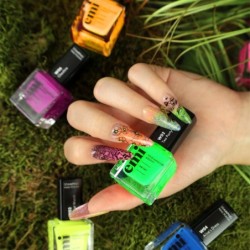 Vernis à Ongles Stamping Tea Party W2 – Collection Neon E.MiLac