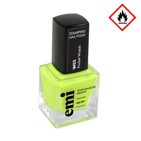 Vernis à Ongles Stamping Pocket Watch W3 – Collection Neon E.MiLac