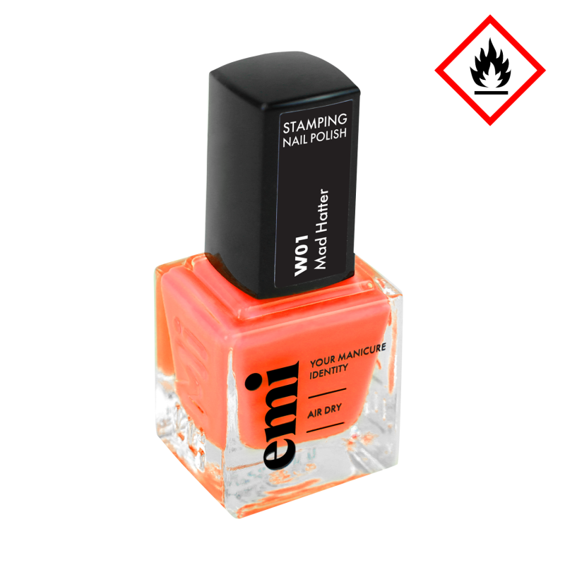 Vernis à Ongles Stamping Mad Hatter W1 – Collection Wonderland