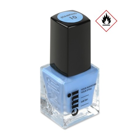 Nail Polish for Stamping Light Blue 10 – Vernis stamping bleu clair 9 ml | E.Mi
