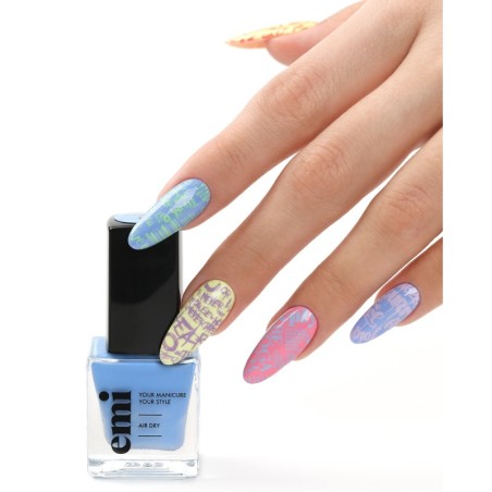 Nail Polish for Stamping Light Blue 10 – Vernis stamping bleu clair 9 ml | E.Mi