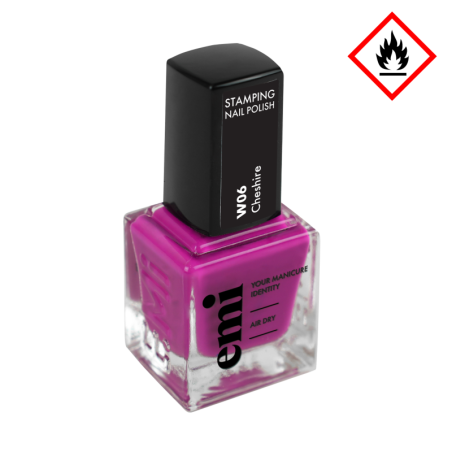 Vernis à Ongles pour Stamping Cheshire W6 – Collection Wonderland Néon