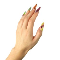 Vernis à Ongles pour Stamping Alice's Dress W4 – Collection Wonderland Néon