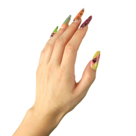 Vernis à Ongles pour Stamping Alice's Dress W4 – Collection Wonderland Néon