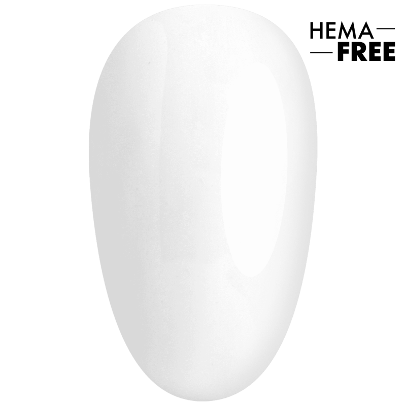 E.MiLac White Lotus #001-01 | Vernis Gel Blanc Opaque 9 ml