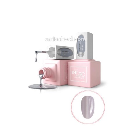 E.MiLac TGR Neutral Gray 125 – Vernis Gel Gris Élégant 9ml