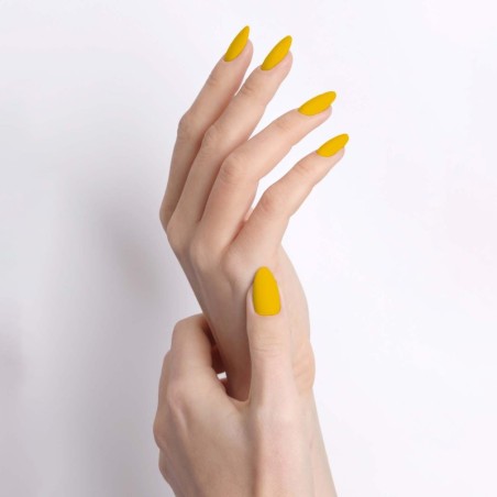 E.MiLac Sunny Day 005 – Vernis gel jaune éclatant, 9 ml