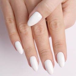 E.MiLac White Lotus #001-01 | Vernis Gel Blanc Opaque 9 ml