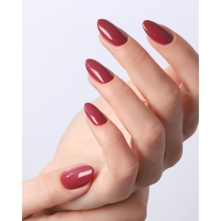 E.MiLac OT Ruby Night 333 – Vernis Gel Rouge Profond | Manucure Durable