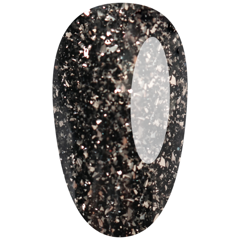 E.MiLac NY Royal Onyx 330 – Vernis Gel Noir Précieux | Manucure Festive