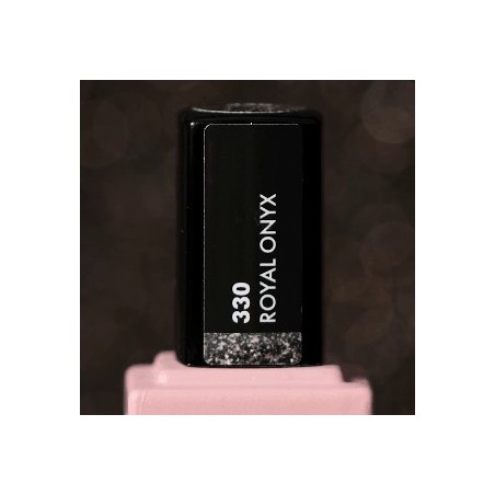 E.MiLac NY Royal Onyx 330 – Vernis Gel Noir Précieux | Manucure Festive