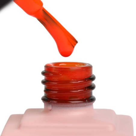 E.MiLac NEON Energy Club 050 – Vernis gel néon corail 9 ml