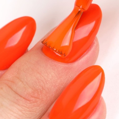 E.MiLac NEON Energy Club 050 – Vernis gel néon corail 9 ml