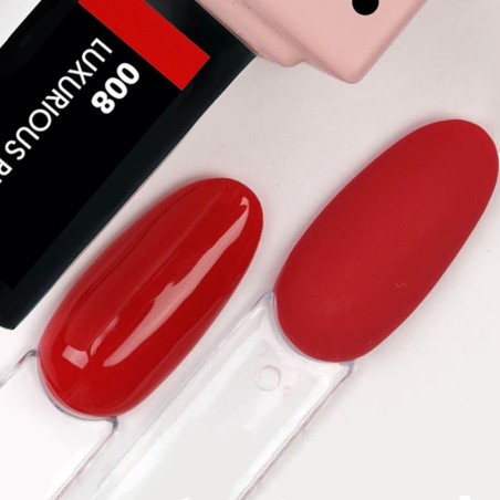 E.MiLac Luxurious Red #008 – Gel Polish 9 ml | Manucure Haute Couture