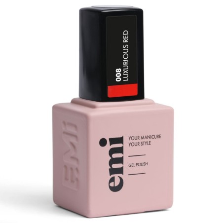 E.MiLac Luxurious Red #008 – Gel Polish 9 ml | Manucure Haute Couture