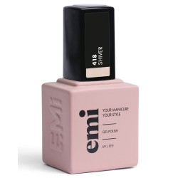 E.MiLac LL Shiver #418 | Vernis Gel Romantique Scintillant