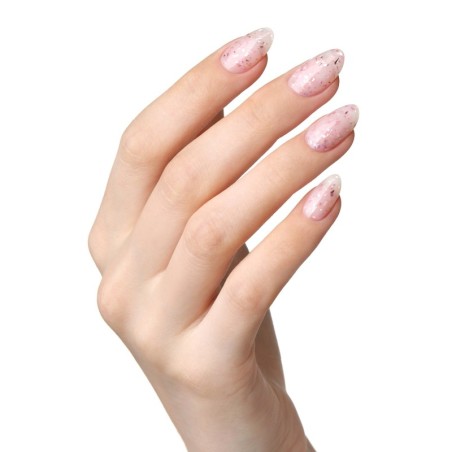 Crispy Base Gel 02 Rosette – Base Gel pour manucure brillante et renforçante