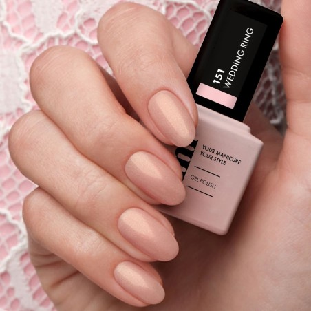 E.MiLac Wedding Ring #151 | Vernis Gel Mariage Scintillant