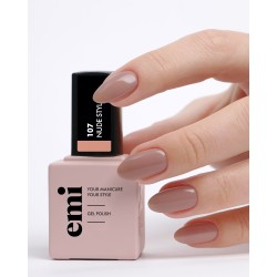 E.MiLac Nude Style #107 | Vernis Gel Nude Haute Couture 9 ml