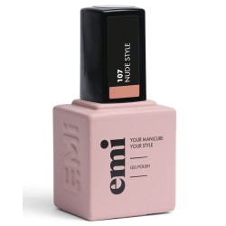 E.MiLac Nude Style #107 | Vernis Gel Nude Haute Couture 9 ml