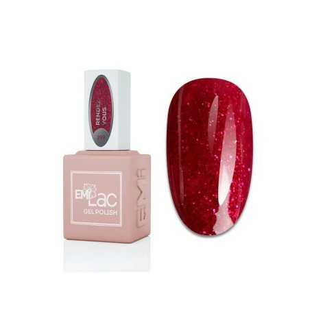 E.MiLac JA Rendez-vous #299 | Vernis Gel Rouge Audacieux 9 ml