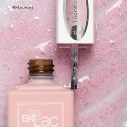 E.MiLac BS Aurora #262 | Vernis Gel Nude Scintillant 9 ml