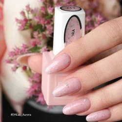 E.MiLac BS Aurora #262 | Vernis Gel Nude Scintillant 9 ml