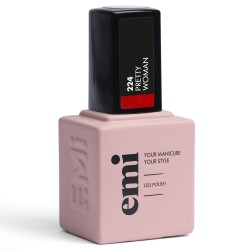 E.MiLac Pretty Woman #224 – Vernis Gel Rouge Classique | 9 ml