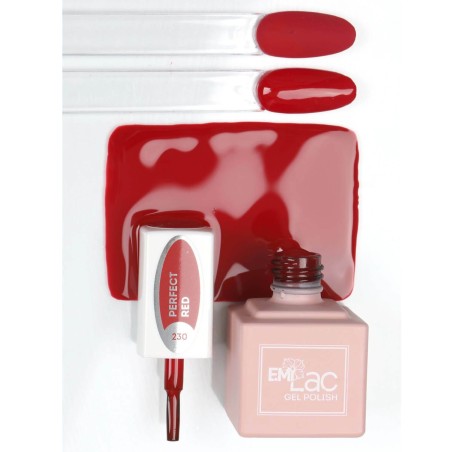 E.MiLac Perfect Red #230 – Vernis Gel Rouge Intense | Dolce Vita