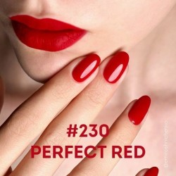 E.MiLac Perfect Red #230 – Vernis Gel Rouge Intense | Dolce Vita