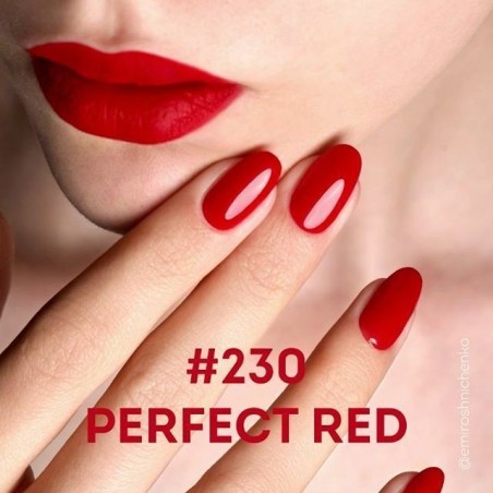 E.MiLac Perfect Red #230 – Vernis Gel Rouge Intense | Dolce Vita