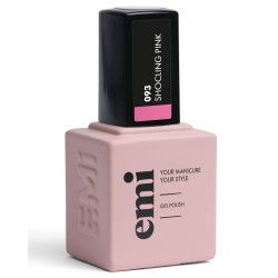 E.MiLac Shocking Pink #093 – Vernis Gel Tropical Été 9 ml
