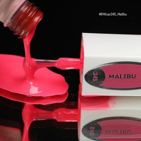 E.MiLac TO Malibu #245 – Vernis Gel Néon 9 ml | Tropical Odyssey