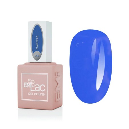 E.MiLac Capital #296 – Vernis Gel Teinte Citadine Élégante | 9 ml