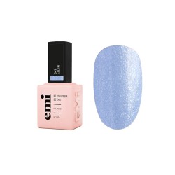 E.MiLac All-in #347 – Vernis Gel Bleu Scintillant | Collection Casino