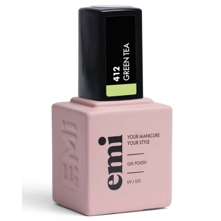 E.MiLac Green Tea #412 – Vernis Gel Pastel Printemps | E.Mi