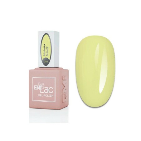 E.MiLac Banana Shake #285 – Vernis Gel Jaune Estival | E.Mi