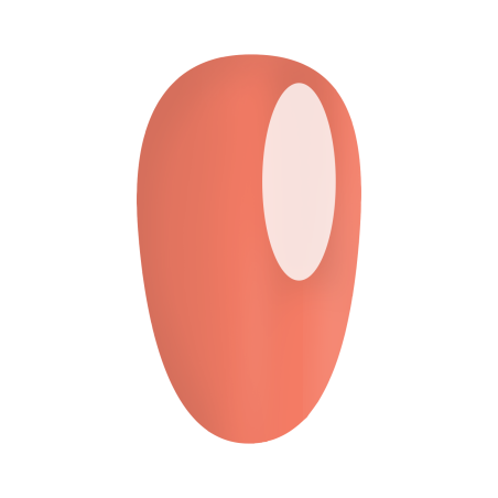 E.MiLac Amberglow #406 – Vernis Gel Estival Corail | Collection FDD