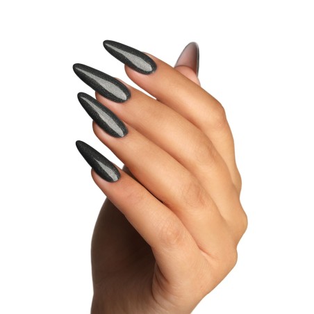 E.MiLac HC Dark Truffle #431 – Vernis Gel Anthracite Métallique | Hunt Club