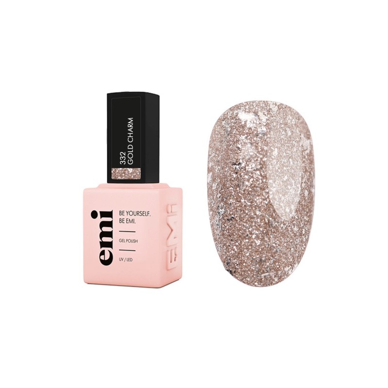 E.MiLac NY Gold Charm #332 – Vernis Gel Doré Festif | Noël & Nouvel An