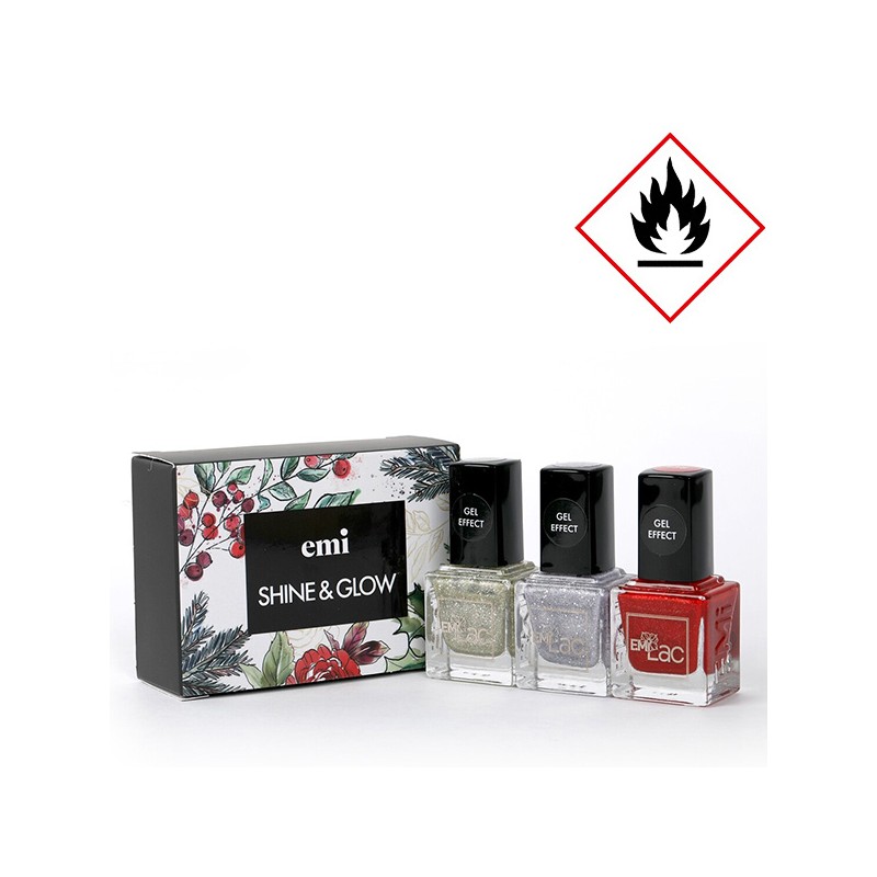 Nail Polish Set Candy Cane, 9 ml.