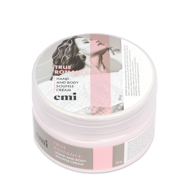 Hand and Body Cream Souffle True Romance, 50 ml.