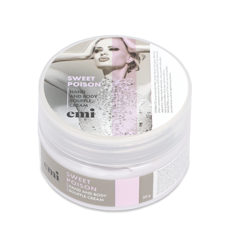 Hand and Body Cream Souffle Sweet Poison, 50 ml.
