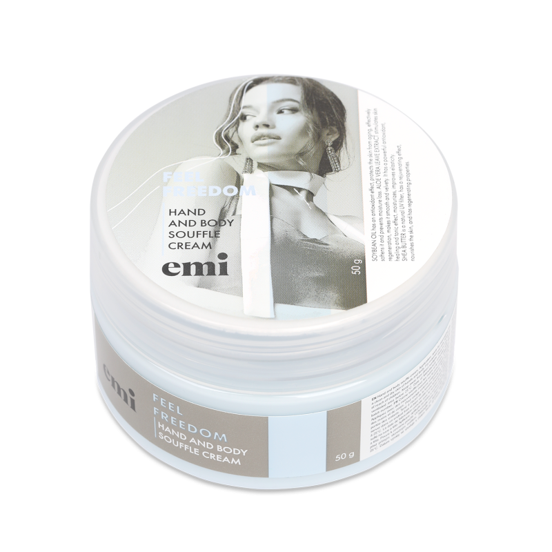 Hand and Body Cream Souffle Feel Freedom, 50 ml.
