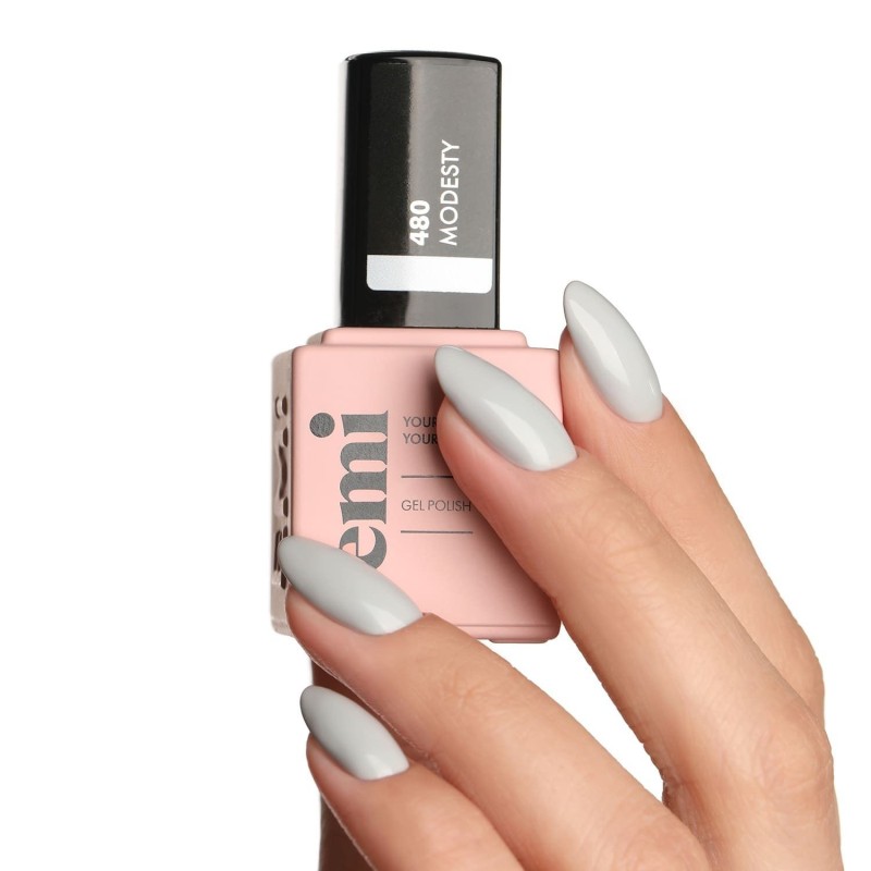 E.MiLac RC Modesty #480 – Vernis Gel Pastel Poudré | Collection Root Cause