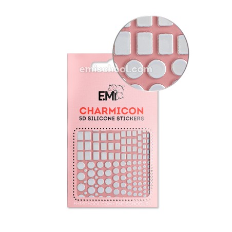 Charmicon 3D Silicone Stickers 99 Geometry