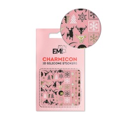 Charmicon 3D Silicone Stickers 148 Christmas Decoration