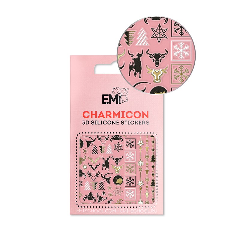 Charmicon 3D Silicone Stickers 148 Christmas Decoration